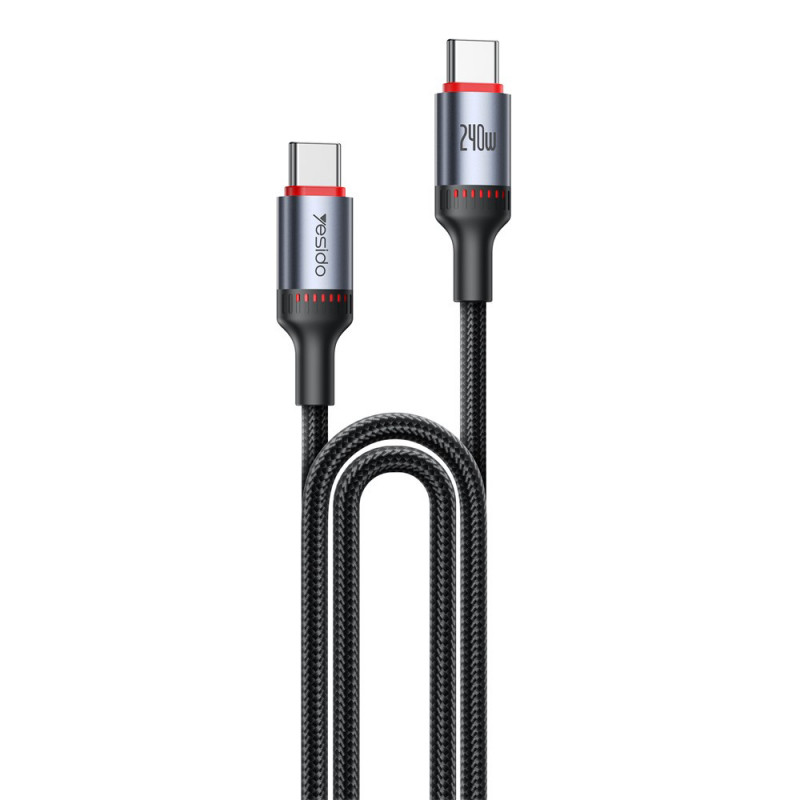KABAL YESIDO USB-C to USB-C 240W, 1,2m Black