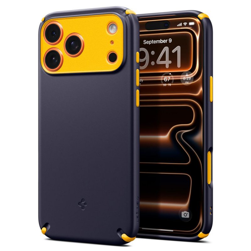 MASKA SPIGEN Caseology Nano Pop Hybrid with MagSafe for Apple iPhone 17 Pro, Blueberry Navy