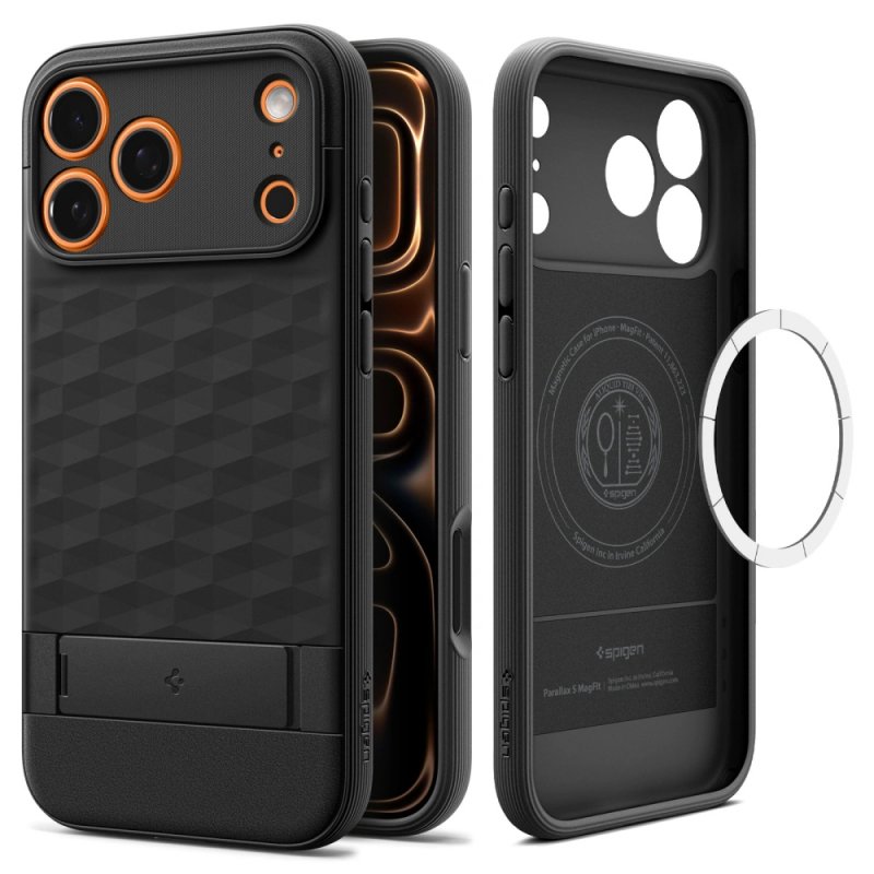 MASKA SPIGEN Caseology Parallax S with MagSafe for Apple iPhone 17 Pro Max, Matte Black