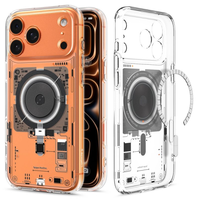 MASKA SPIGEN Ultra Hybrid Neo One with MagSafe for Apple iPhone 17 Pro Max, Transparent
