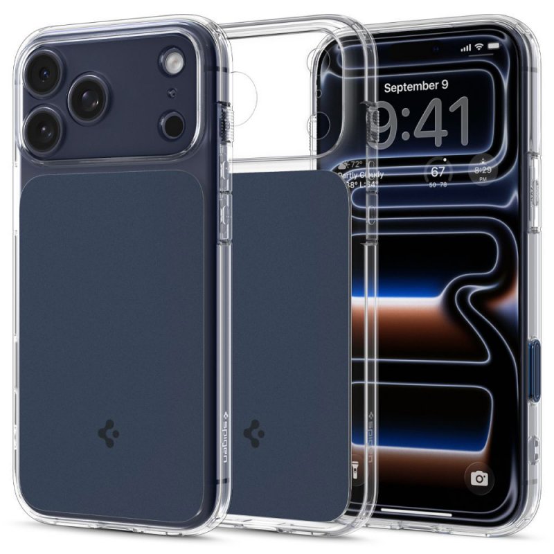 MASKA SPIGEN  Ultra Hybrid T with MagSafe for Apple iPhone 17 Pro Max, Matte Blue
