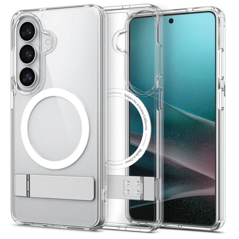 MASKA SPIGEN Ultra Hybrid S with MagSafe for Samsung Galaxy S26 S942, Clear White