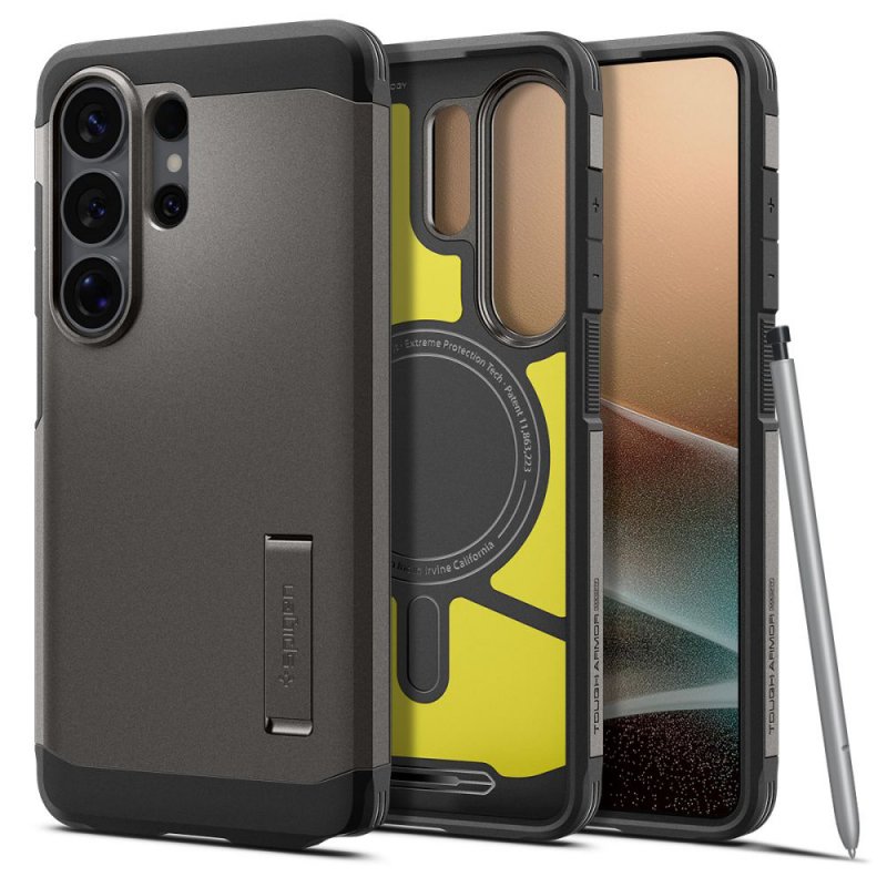 MASKA SPIGEN  Tough Armor with MagSafe for Samsung Galaxy S26 Ultra S948, Gunmetal