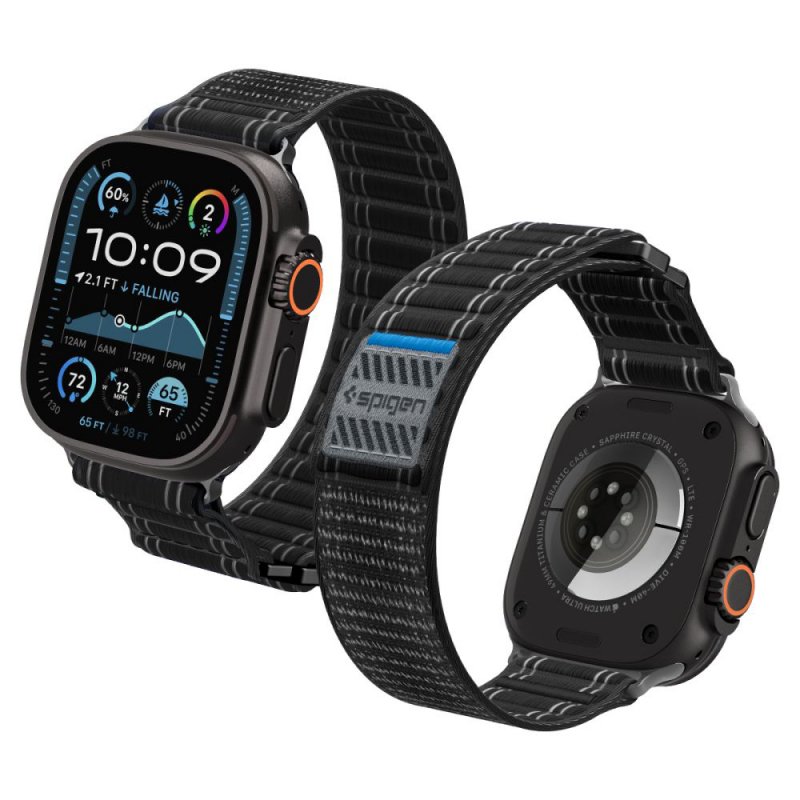 NARUKVICA SPIGEN Apple Watch WBF0 49/46/45/44mm Black